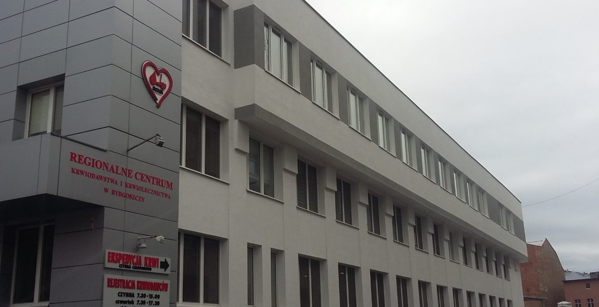 Development of Regional Blood Centre in Bydgoszcz
