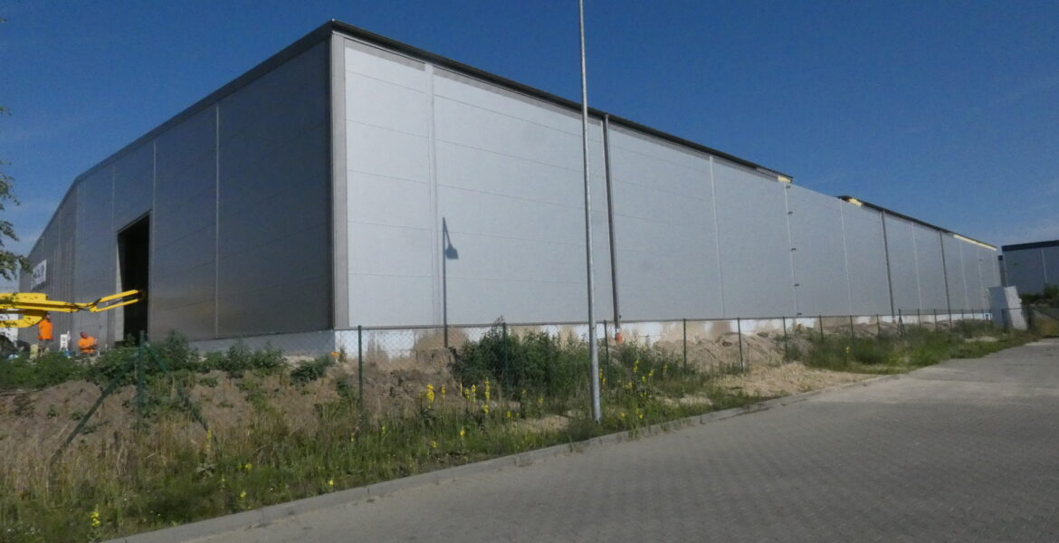 Rozbudowa hali magazynowej
